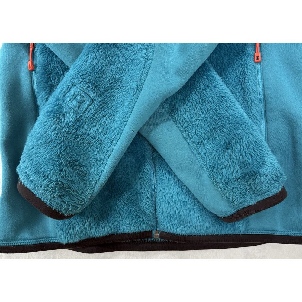 Patagonia Women's R3 Hi-Loft Hoodie Fleece Jacket Turquoise Size M Full Zip - Picture 7 of 16